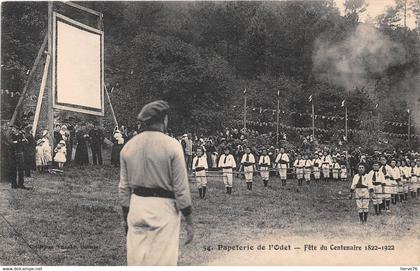 ERGUE-GABERIC - Papeterie de l'Odet - fête du centenaire 1822-1922