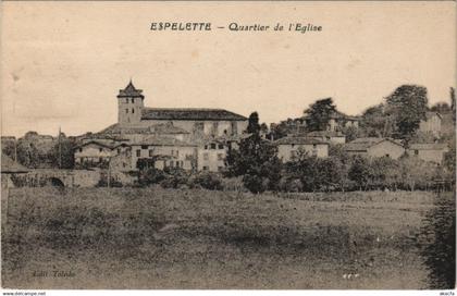 CPA AK Espelette Quartier de l'Eglise FRANCE (1131775)