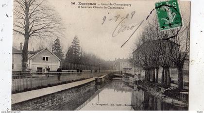 ESSONNES CANAL DE CHATEAUBOURG ET NOUVEAU CHEMIN DE CHANTEMERLE