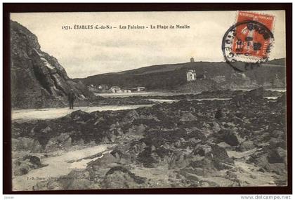 Cpa du  22  Etables   sur Mer   Les falaises    la plage du Moulin   LI16