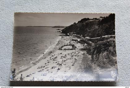 Cpm, Etables sur mer, la plage des Godelins à l'heure du bain, cotes d'Armor 22