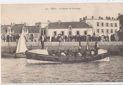 W100 /CPA   ETEL  (22)  LE BATEAU DE SAUVETAGE