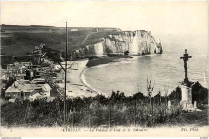 Etretat - La Falaise d Aval