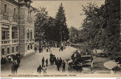 CPA Evaux les Bains Avenue de l'Etablissement Thermal FRANCE (1050324)