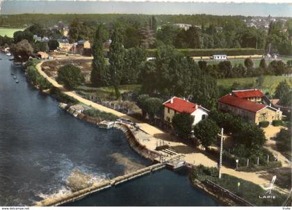 EVRY EVRY-PETIT-BOURG VUE AERIENNE LE BARRAGE