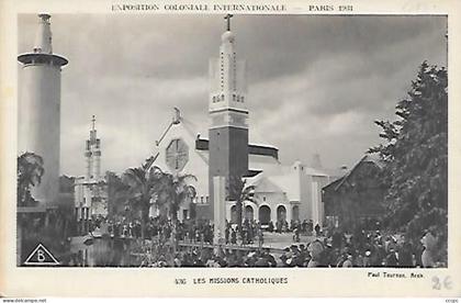 CPA Paris Expositions Coloniale Internationale 1931 - Les Missions Catholiques