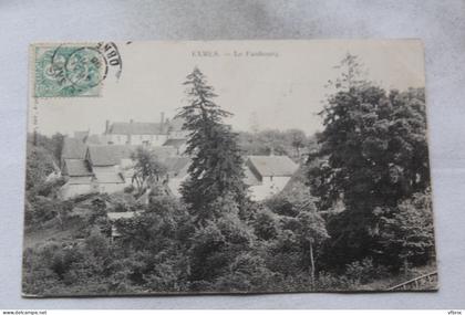 Cpa 1905, Exmes, le faubourg, Orne 61