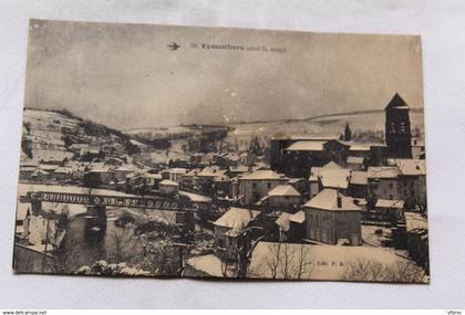 Cpa 1928, Eymoutiers sous la neige, Haute Vienne 87