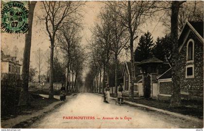 CPA FAREMOUTIERS - Avenue de la Gare (292727)