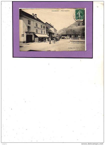 Faverges -- Place gambetta