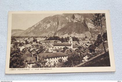 Faverges, vue générale, haute Savoie