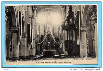 FEIGNIES -- Intérieur de l'Eglise