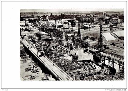 cpm - Chute de Fessenheim - 68 - Vue générale - Usine et installations de chantier - grue échafaudage travaux