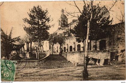 CPA FIGEAC - Terrasse et Elglise du PUY (223823)