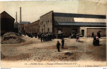 CPA Flers(orne) .- Tissage et filature fremont (195924)