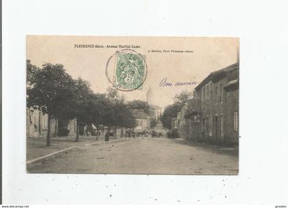 FLEURANCE (GERS) AVENUE MARTIAL CAZES 1907