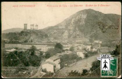 09 Foix - FOIX PITTORESQUE  Panorama de Foix - Rocher de St-Sauveur - cpa