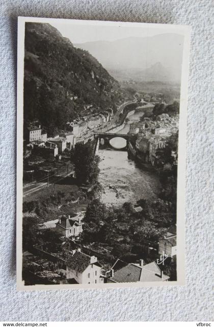 Cpsm, Foix, pont et défilé de l'Ariège, Ariège 09