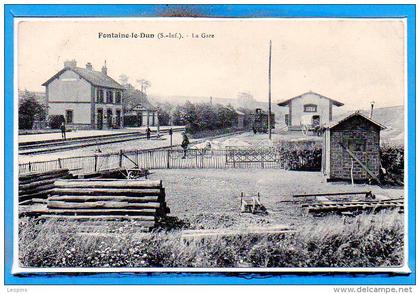 76 - FONTAINE le DUN -- La Gare