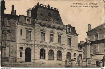 CPA FONTENAY-le-COMTE Hotel de la Caisse (806571)