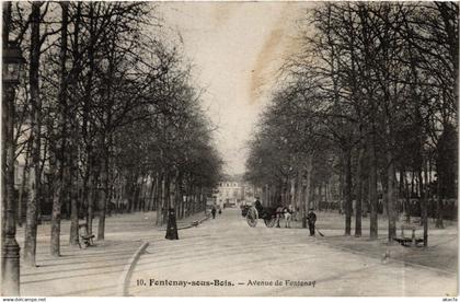 CPA FONTENAY-sous-BOIS - Avenue de FONTENAY (659564)