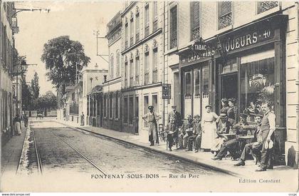 CPA Fontenay-sous-Bois Rue du Parc