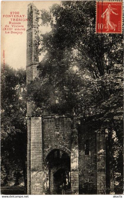 CPA Fontenay-Tresigny Ruines du Viviers FRANCE (1289917)