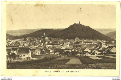 CPA FORBACH - Vue Générale - Ed. Georges Meyer , Forbach