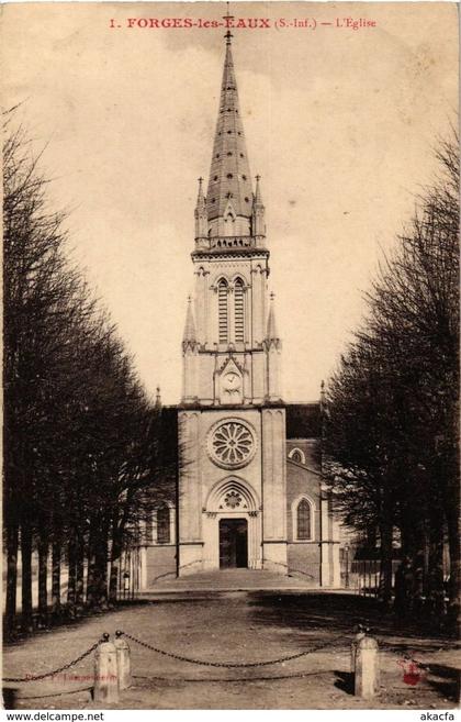 CPA FORGES-les-EAUX - Église (199450)