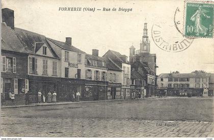 CPA Formerie Rue de Dieppe