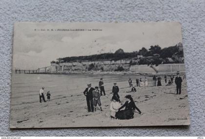 Cpa 1905, Fouras les bains, la falaise, Charente maritime