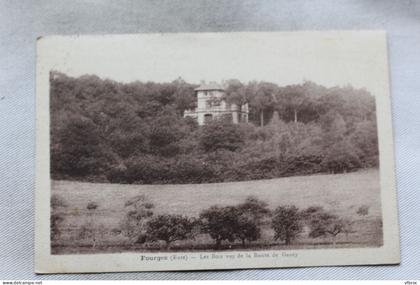 Cpa 1939, Fourges, les bois vus de la route de Gasny, Eure 27