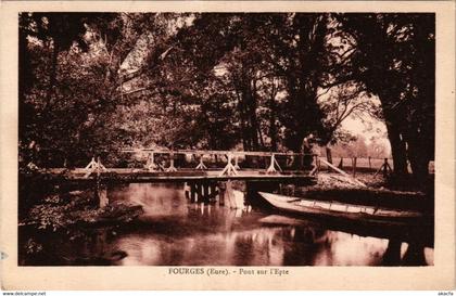 CPA FOURGES - Pont sur l'Epte (392886)