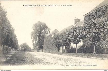 CPA Château de Franconville La Ferme