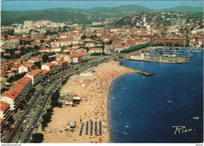 CPM FREJUS FREJUS-PLAGE - Vue Aerinne sur les Plages (1116397)