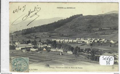 FRESSE-SUR-MOSELLE- TISSAGE- FILATURE ER CITES DU PLAIN DE FRESSE