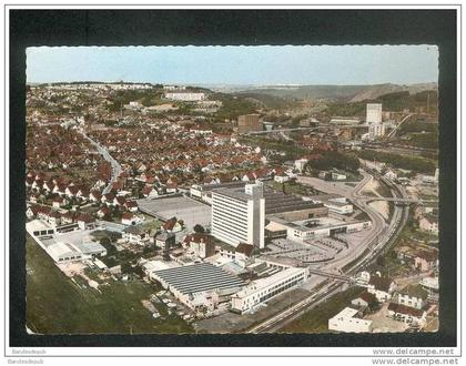 CPSM - Merlebach Freyming (57) - Vue aérienne - Nouvelle Direction H.B.L. ( Houillères du Bassin Lorrain cités COMBIER )