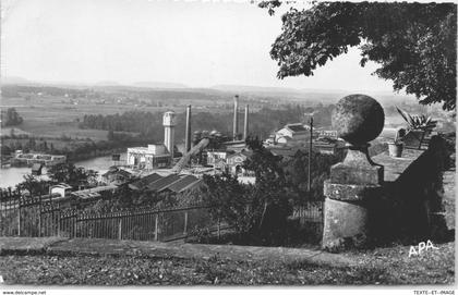 47 FUMEL - l'usine de Fumel et le barrage