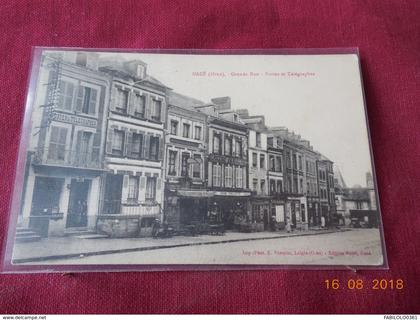 CPA - Gacé - Grande Rue - Postes et Télégraphes