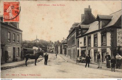 CPA GACÉ Rue de Rouen (805727)