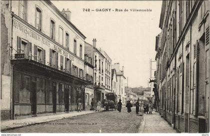 CPA GAGNY - Rue de VILLEMOMBLE (124318)