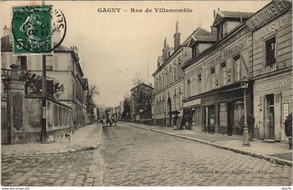 CPA GAGNY - Rue de VILLEMOMBLE (124319)