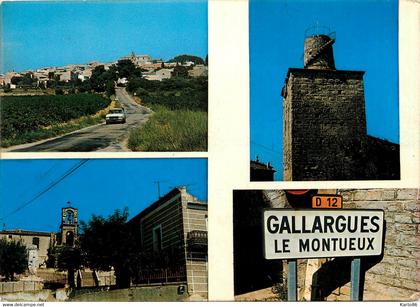 gallargues le montueux * souvenir de la commune * multivues