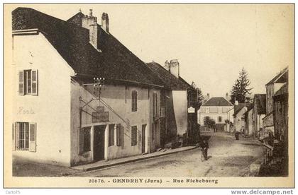 GENDREY 39 - Rue Richebourg - Poste