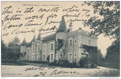 GENILLE -  Chateau de Marolles