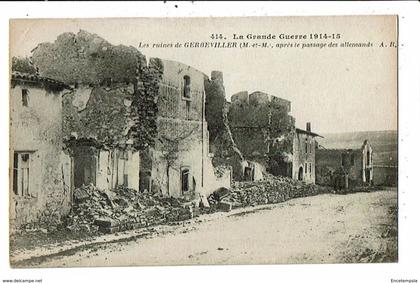 CPA-Carte Postale-France- Gerbeviller- Ses ruines -1914-1915 VMO14190