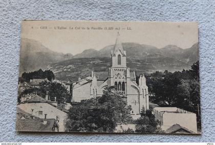 G785, Gex, l'église, le col de la Faucille, Ain 01