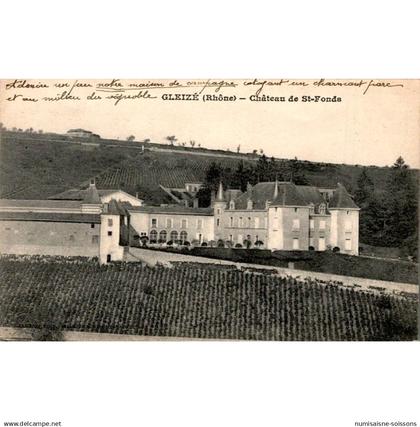 69400 - GLEIZE - CHÂTEAU DE ST-FONDS