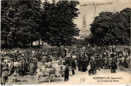 CPA AK GODERVILLE-Le Champ de Foire (349204)