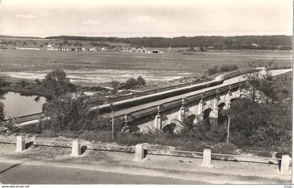 CPSM Golbey vue sur le Pont-Canal et l'Aérodrome de Dogneville